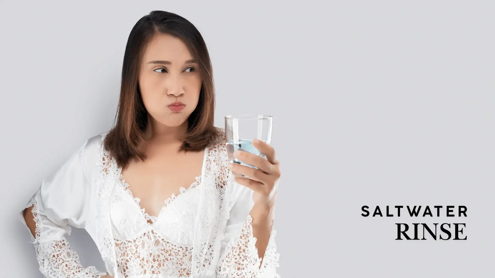 Saltwater Rinse for Aligners Pain